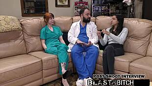 Ditria Rose Feels Intense Orgasm From Doctor's Creampie In Hospital