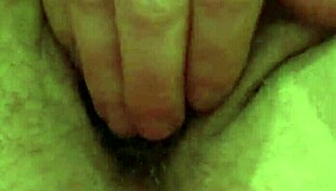 curvy snow maiden with a big butt and hairy pussy wishes you a happy new year panties inside the vagina and masturbation with a dildo amateur fetish with milf pawg