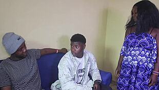 She deceives her husband with a kiss from her colleague