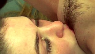 Two women engage in passionate lesbian sex at the office