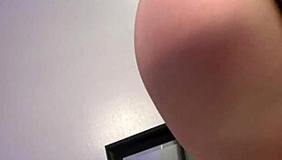 stepsister teen sucks and tugs dick