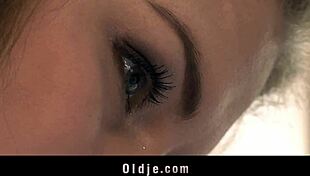 old man satisfies wild urges with teen 18+ in doggystyle