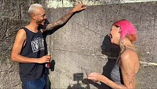 o amigo maloka do carmona me fodeu todinha no quintal dele com anal e face fucking