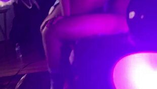 Slim Thick Ebony Cowgirl 3 Hole Slut