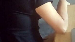 latina wife at holiday party cheats publicly with prostitute in outdoor fucking