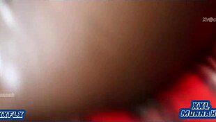 Petite ebony's soaking wet pussy gets creampied in doggystyle and missionary close-ups!