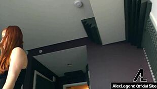 natural redhead gf penny pax enjoys a relaxing ride