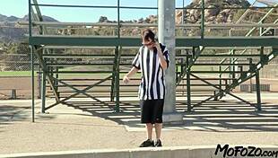 Black Haired Cheerleaders Sloppy Cum Mouth From Father-In-Law