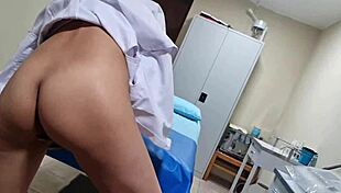 hot italian doctor bangs her best friend’s husband in office