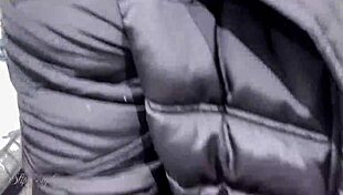 Handjob With Lots Of Spit In Store So Risky