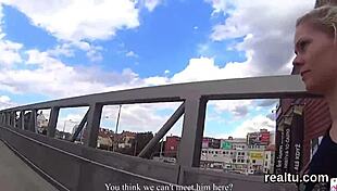 I teased that adorable czech girl in the supermarket and she rode my cock in pov, clothes ripping off