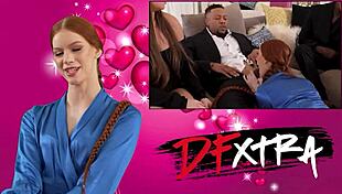 Freshly fucked wife returns home for big cock fucking in cowgirl, handjob, and deepthroat