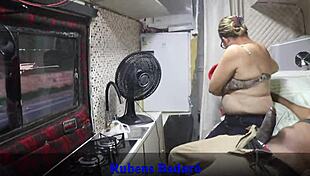 black guy pounds grandma's pussy in sao paulo motor home streets