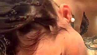 petite brunette teen rims and deepthroats for messy cum on face