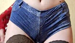 mistress elza kom in heels and lingerie for ass worship