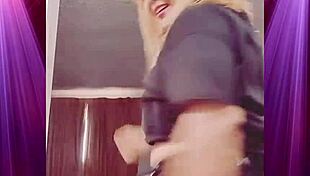 yo, shaking my booty in my boyfriend's gear today!