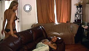 waking up my friend with face sitting he needs it badly