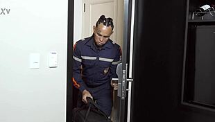 Latina bbw with big natural tits gets pumped full of cum by big cock