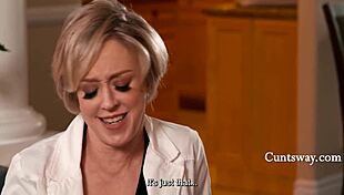 Busty Stepmom Dee Williams Licks Tiny Asian Stepdaughter Kimmy Kimm's Pussy to Orgasm!