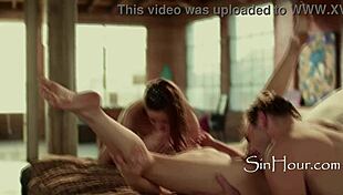 y2k teens go wild in crazy threesomes with blondes and latinas.