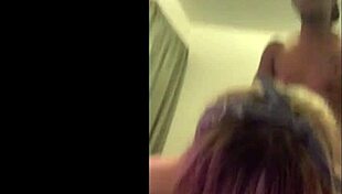 Tattooed Woman Performs Oral In Garage Then Faces Discipline