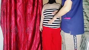 Muslim Bbw Had Anal Sex With Office Attendant For Meter Connection Doggy Style Ass Fucking In Clear Hindi Audio