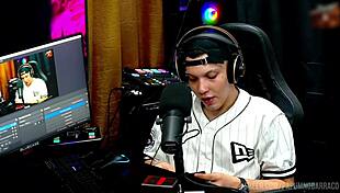 Bi Mejia loves getting fucked on podcast table