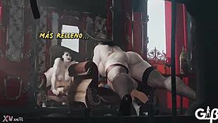 Detailed Scenes of Jill and Dimitresku in Resident Evil 8