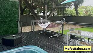 Beautiful Brunette Babe Gaby Ortega Sucks Jmac's Huge Dick With Boobs.