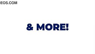 Young amateur in nurse costume plays with toys cock for fetish cumshot