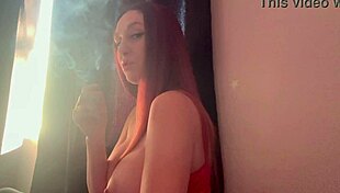 Italian Milf Artemisia Love, Are You Into Smoking Fetish With Big Tits?