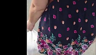 I passionately fuck that mature Latina's big ass in the street, capturing her huge tits.