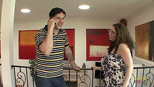 Chubby milf helping her step-nephew learn how to properly fuck