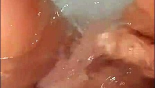 Pretty Woman Masturbates Loud in Hot Tub, Cumshot Shocks!