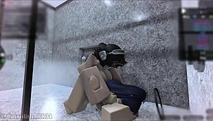 Boldly punishing Yuuka with intense sex and blowjob.