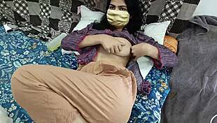 Desi Girl Teases Boyfriend with Pussy Closeup