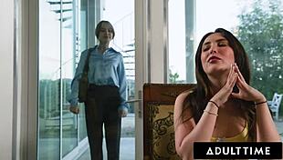 Adult Time: Bratty Jane Wilde Disciplined By Lesbian Babysitter Lilly Bell Spanking