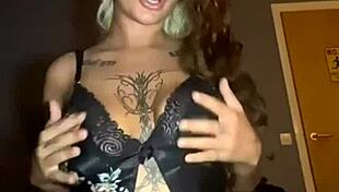 horny goth teen solo fucking her ass until orgasm