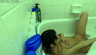 candy cruise in bathtub deepthroat blowjob choking skinny asian babe