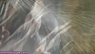 Jelena Jensen Casually Fingers Herself In A Tight Dress