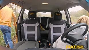 ब्लोंड मार बेला की खुले में आउटडोर चुदाई