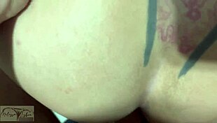 redhead wife orders snack and delivery guy eats her pussy