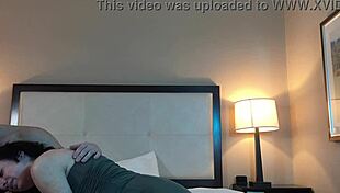 petite woman sucks big cock deepthroat style, young and eager