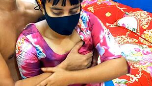 Homemade amateur Indian couple engages in passionate sex