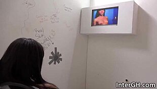 interracial deepthroat true a glory hole with ebony tits doggystyle ass bent over black cock hardcore!