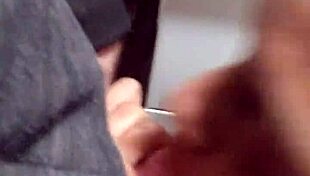 Sucking and fucking my cock with intense blowjob action