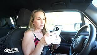 junior passionately gives miss wendy all his cum on her tits as she rides him