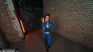 Vr Conk Horny Brunette Lucy Sucks and Fucks Anally in Fallout Cosplay