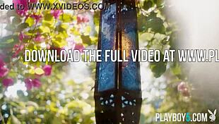 Arab milf babe Leighla Habib subtly shows off her petite body for Playboy.