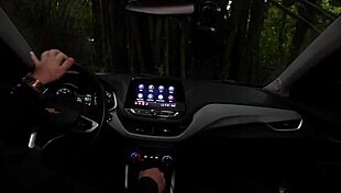 young camila henao leads hidden life, ends up in car with jean paul for rough sex part 1.